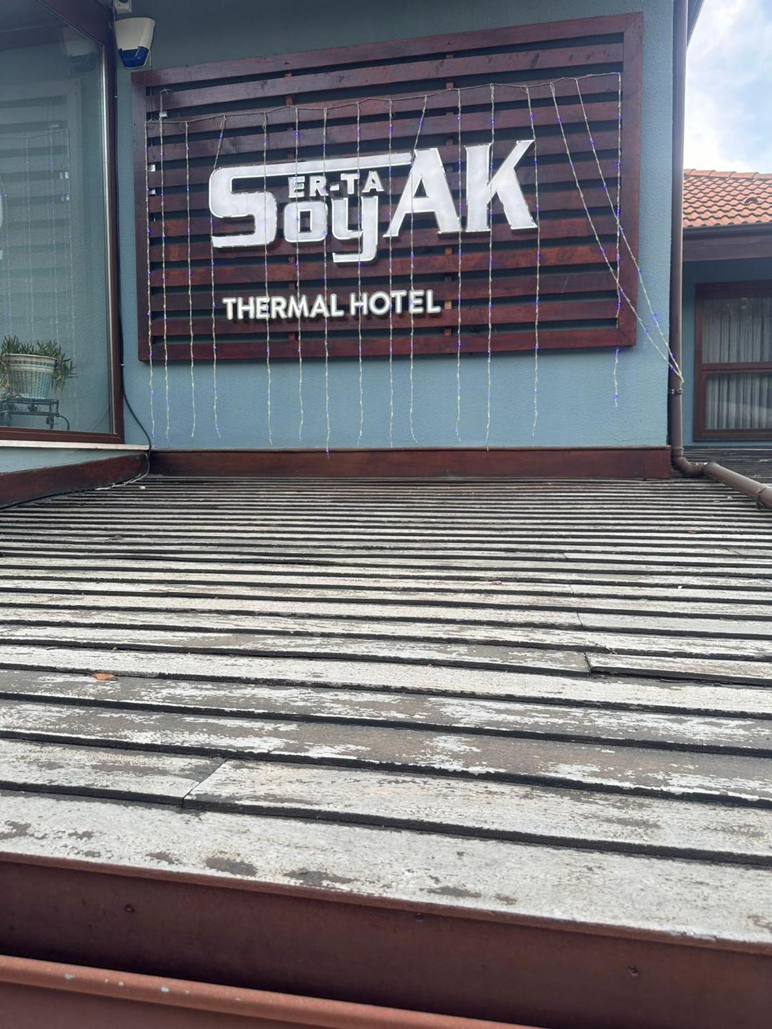 Erta Soyak Thermal Otel Cekirge Exteriör bild